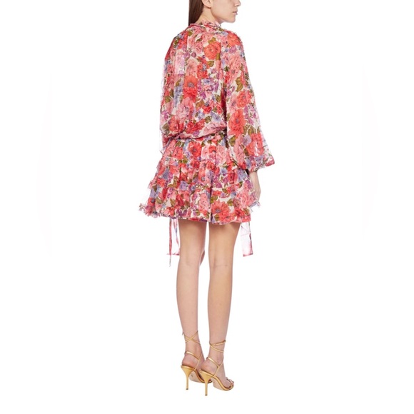 Zimmermann Poppy Frill Billow Mini Dress - Picture 4 of 8